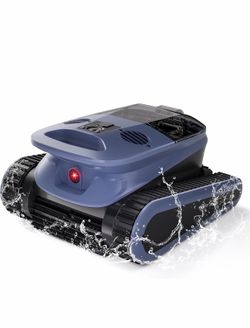 Sat40 Sonar Navigation Pool Vacuum for Inground Above Ground Pools, Climb Stairs Pool Cleaner with 4 Modes, Powerful Suction, Self-Parking, Wall&Water
