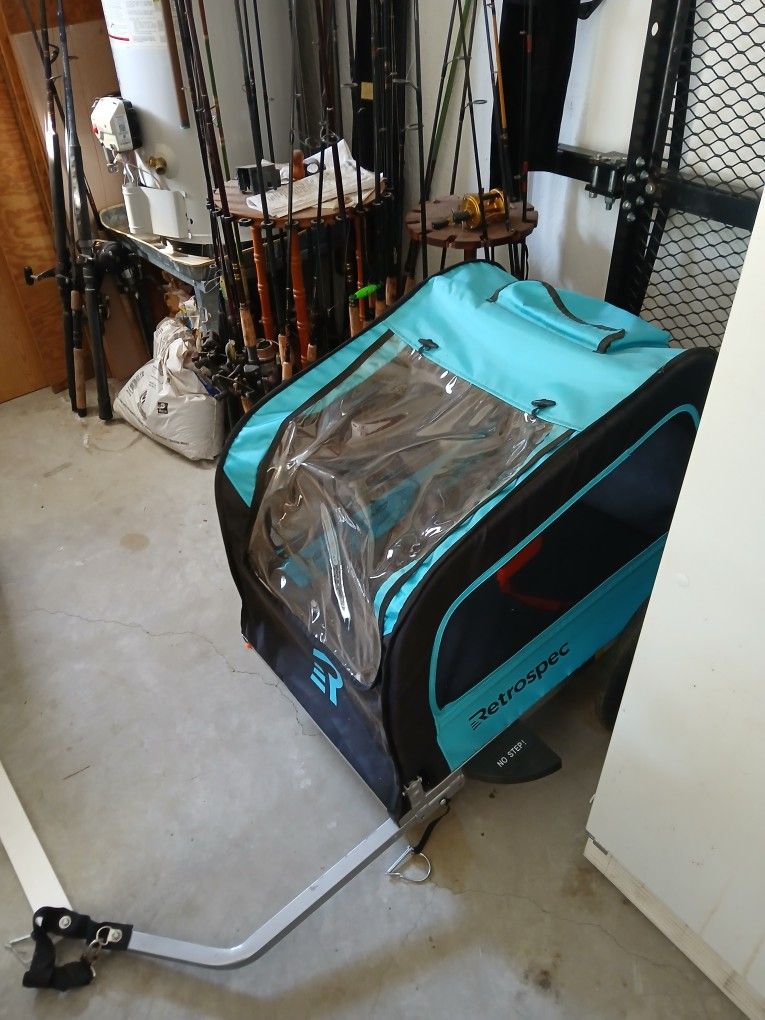 Retrospec Rover Hauler Pet Bike Trailer - Small & Medium Sized Dogs Bicycle Carrier
