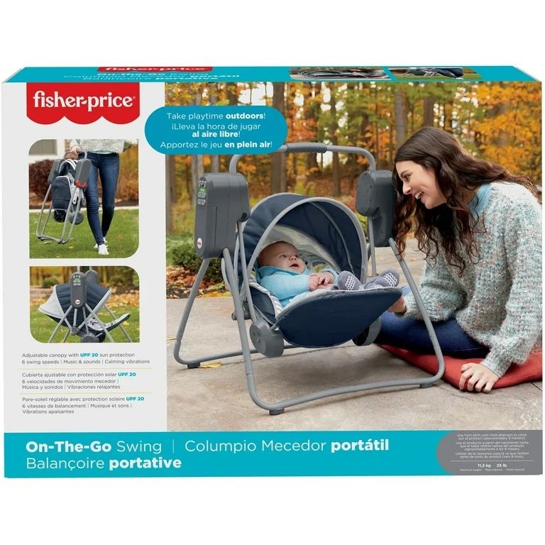 fisher price on the go swing