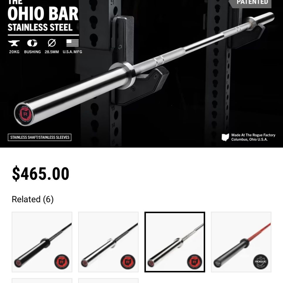 ROGUE THE OHIO BAR - STAINLESS STEEL