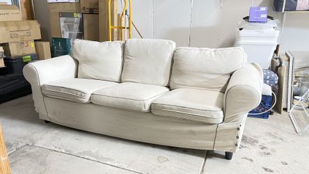 Sofa For Sale, Good Working Condition, Light Color