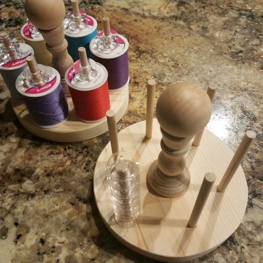 Sewing thread caddy,  Bobbin holder storage organizer embroidery thread holder