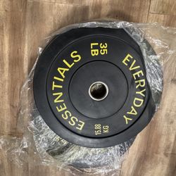 35 pound bumper plates pair