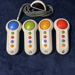 Buzzer Xbox 360 Big Button Pad Remotes N Receiver 