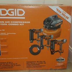 RIDGID 6 Gal. Portable Electric Pancake Air Compressor R69603FK