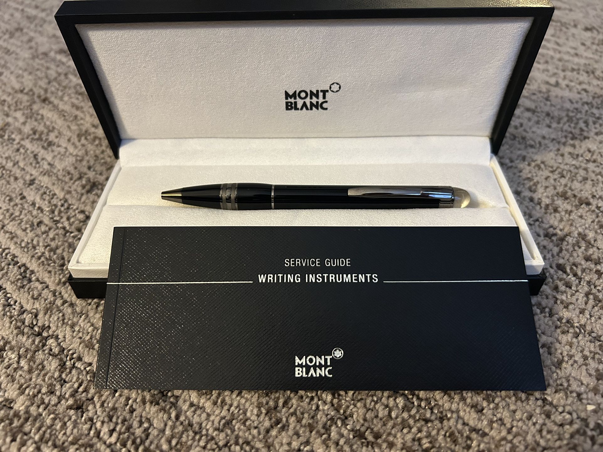 Montblanc StarWalker Midnight Black Ballpoint Pen, model 106386
