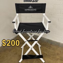 Impressions Makeup Chair Brand New