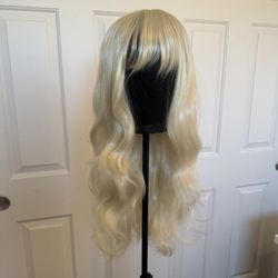 Wig - Blonde - Halloween Costume Wig - Barbie Wig - Synthetic