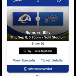 Rams Vs Bills Tickets