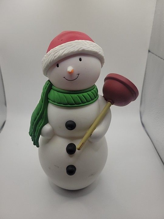 Hallmark Freshy The Snowman Jolly In The John Toilet Jokes Motion Sensor WORKS