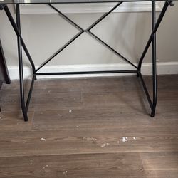 Black Glass Table