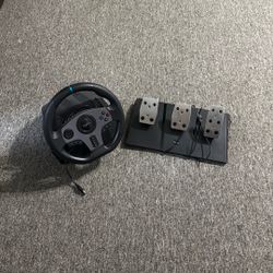 XBOX/PLAYSTATION STEERING WHEEL