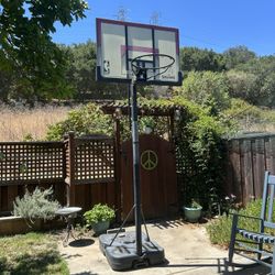 Spalding Adjustable Basketball Hoop-Used