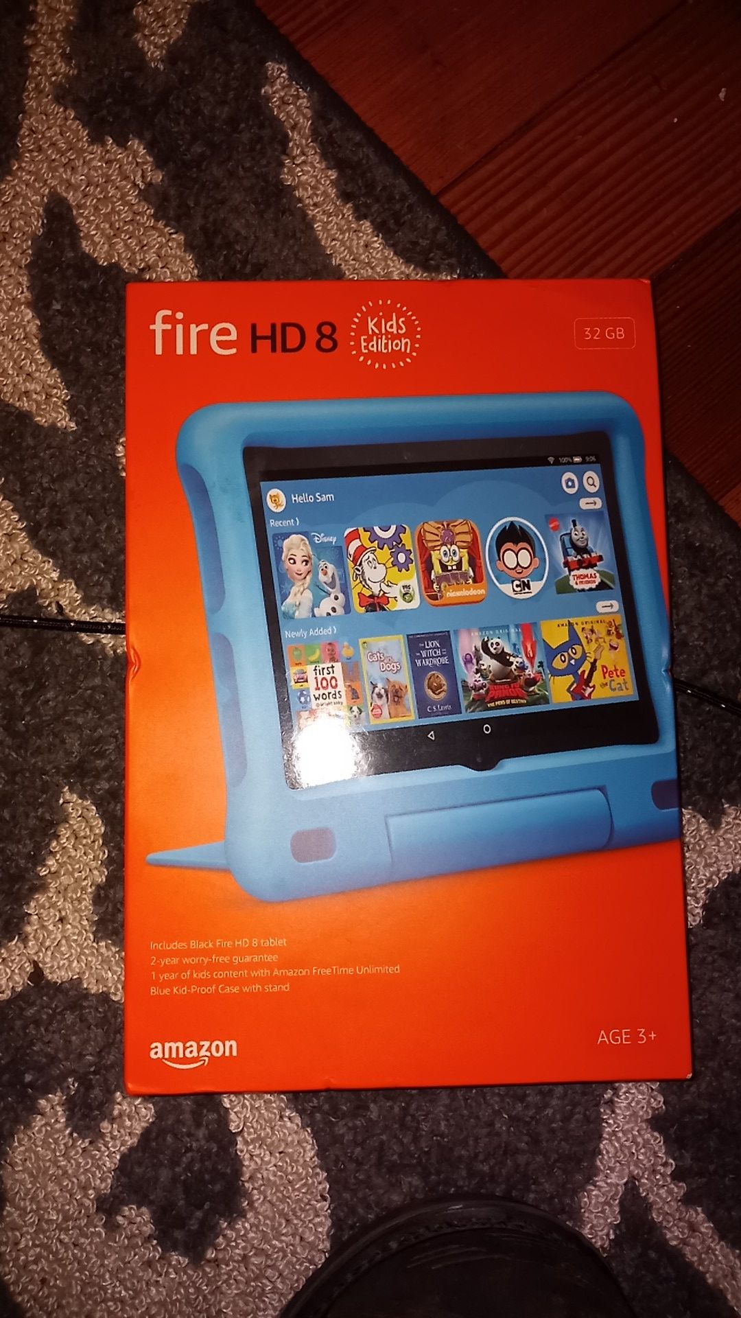 Amazon fire hd 8 32 gig tablet blue tablet kids edition