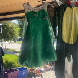 Disney Girls Halloween Dress Up Costume Dress, Size 4