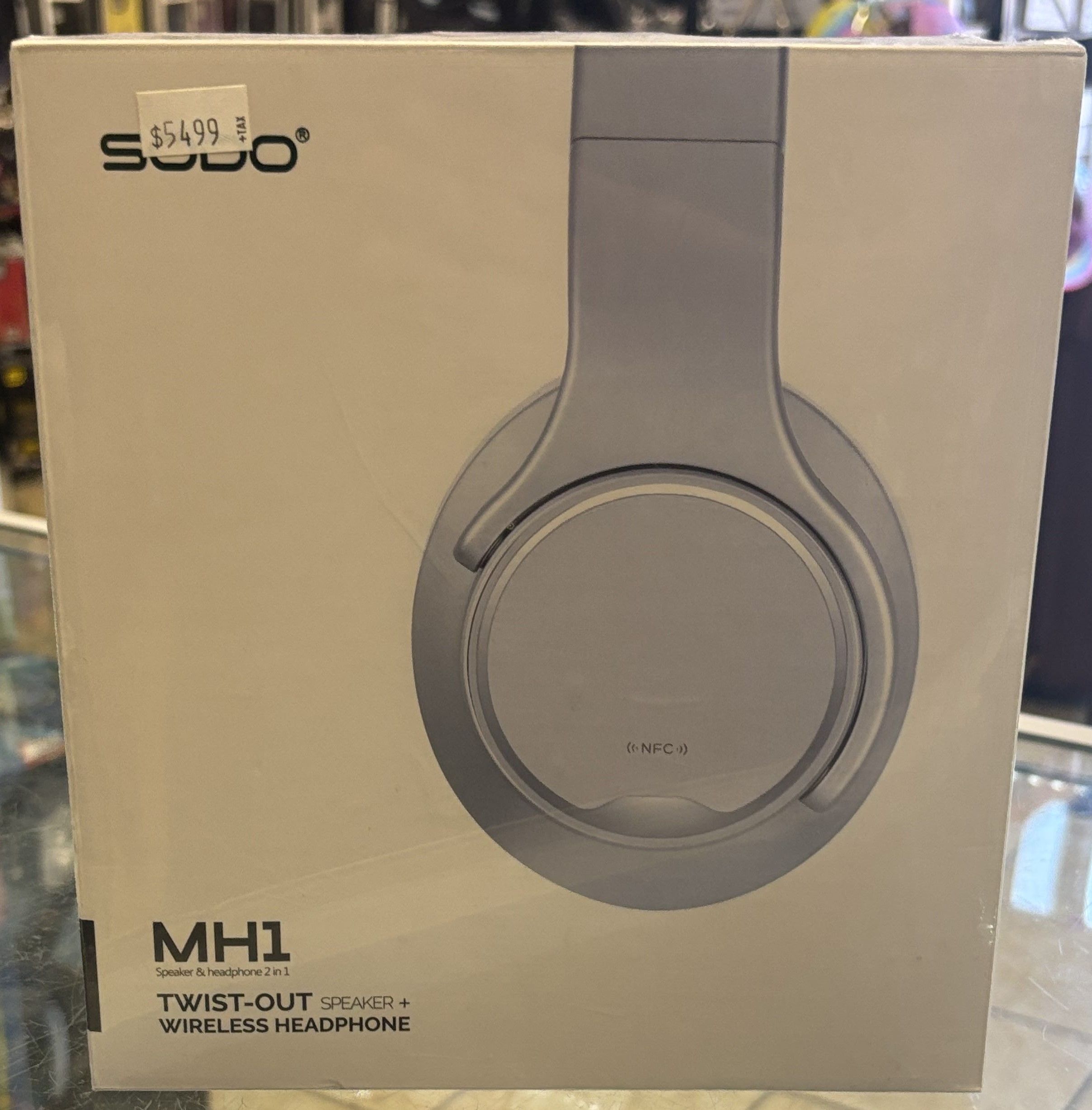 SODO MH1 Wireless Headphones – Twist-Out Speaker + NFC
