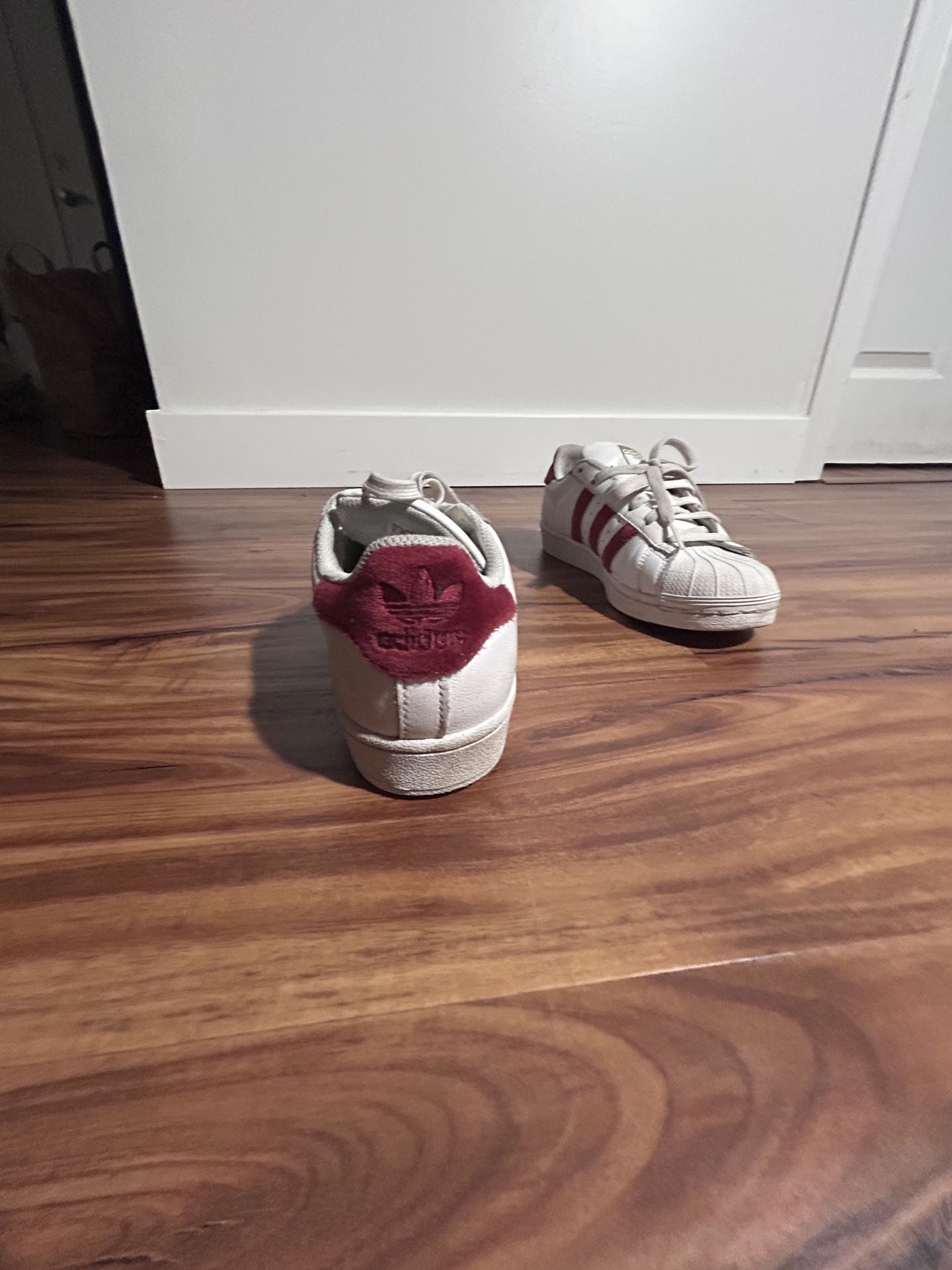 Adidas Superstar Red And White