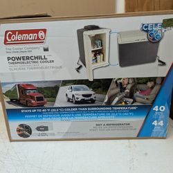 Coleman Camping 40 Qt Powerchill Fridge Cooler