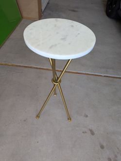 Small table with marble base