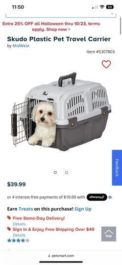 Dog Or Cat Airplane Approved Carrier