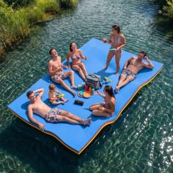 K514 $80 Pad Floating Mat, 10/ FT Floating Mat for Lake, Pool Float for Water Recreation, Floating Water Mat, 3-Layer Tear-Resistant XPE Foam for Boat