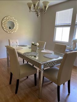 Z Gallerie Sophie Mirrored Table