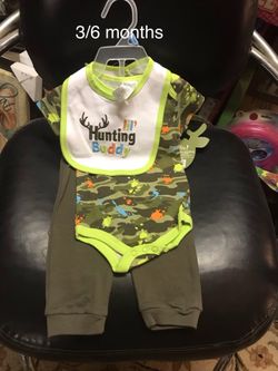 Brand new 3/6 months boys pants set