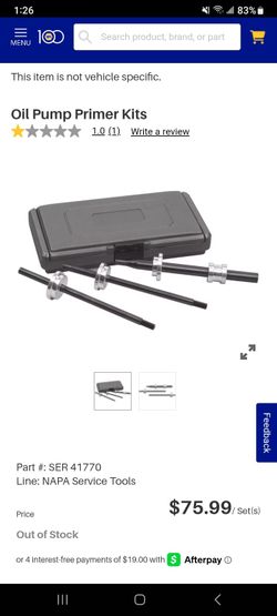 Brand new 3pc oil pump primer set$35
