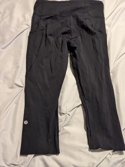 Lululemon black crop  leggings