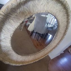 Large Round Decorative Wall Mirror