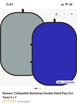 Neewer Collapsible Double-Sided Backdrop 5x7