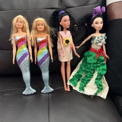 Barbie’s Dolls Lot Of 4