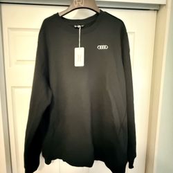 black sweatshirt