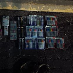 Art Bundle Sharpie Markers, Jelly Rol Pens, Sharpie Paint Markers, Liquidtex Paint Markers,  Pedeo Paint Markers,,craftsman  Paint Markers, Etc