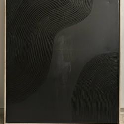 Black Abstract Painting 