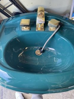 antique zinc for bathroom