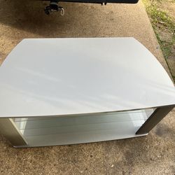 Gray, Glass Tv Stand $20