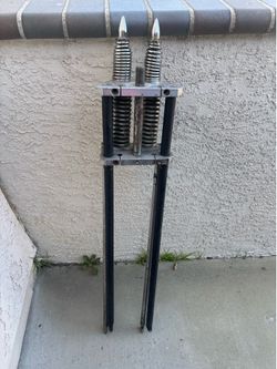 Custom Springer Front End Forks Triple Tree Chopper Bobber Harley Sportster