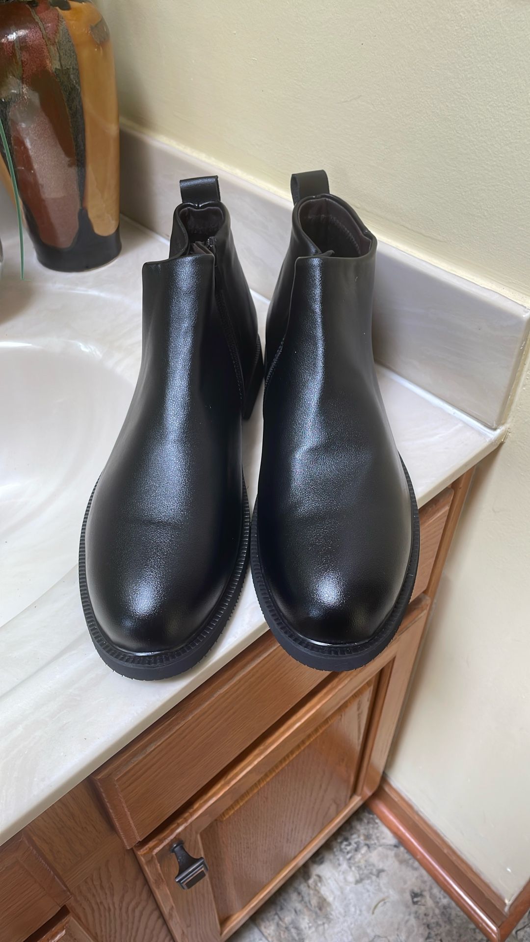 Leather Ankle Boots,