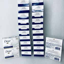 Lot Of 24 - New Dove Original Beauty Bar With Deep Moisture Soap, 4.75 oz Each