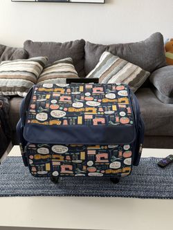 Sewing Machine Rolling Tote