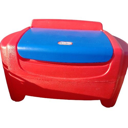 Little Tikes Toy Storage Bin Red And Blue