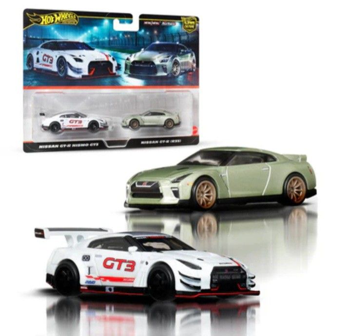 Hot Wheels Nissan GT-R Nismo 2 Pack 