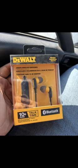 DEWALT JOBSITE BLUETOOTH EARPHONES