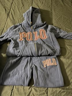 Kids Polo Sweatsuit Size M