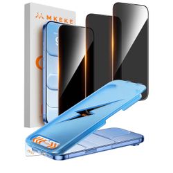 New iPhone Air Privacy Screen Protector 3 Pack, [9H+ Tempered Glass] [16 FT Military-Grade Drop Protection] Shockproof Full Edge Coverage 6.5 inch 202