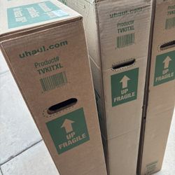 TV MOVING BOXES ADJUSTABLE 📦  READ  2 FILL  / $15.00. 