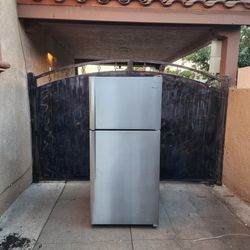 3MONTHS WARRANTY  30X30X66 🛑 WHIRLPOOL FRIDGE 18CUFT SILVER 