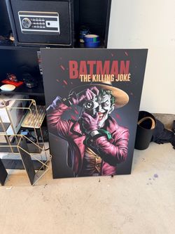 Joker Canva painting