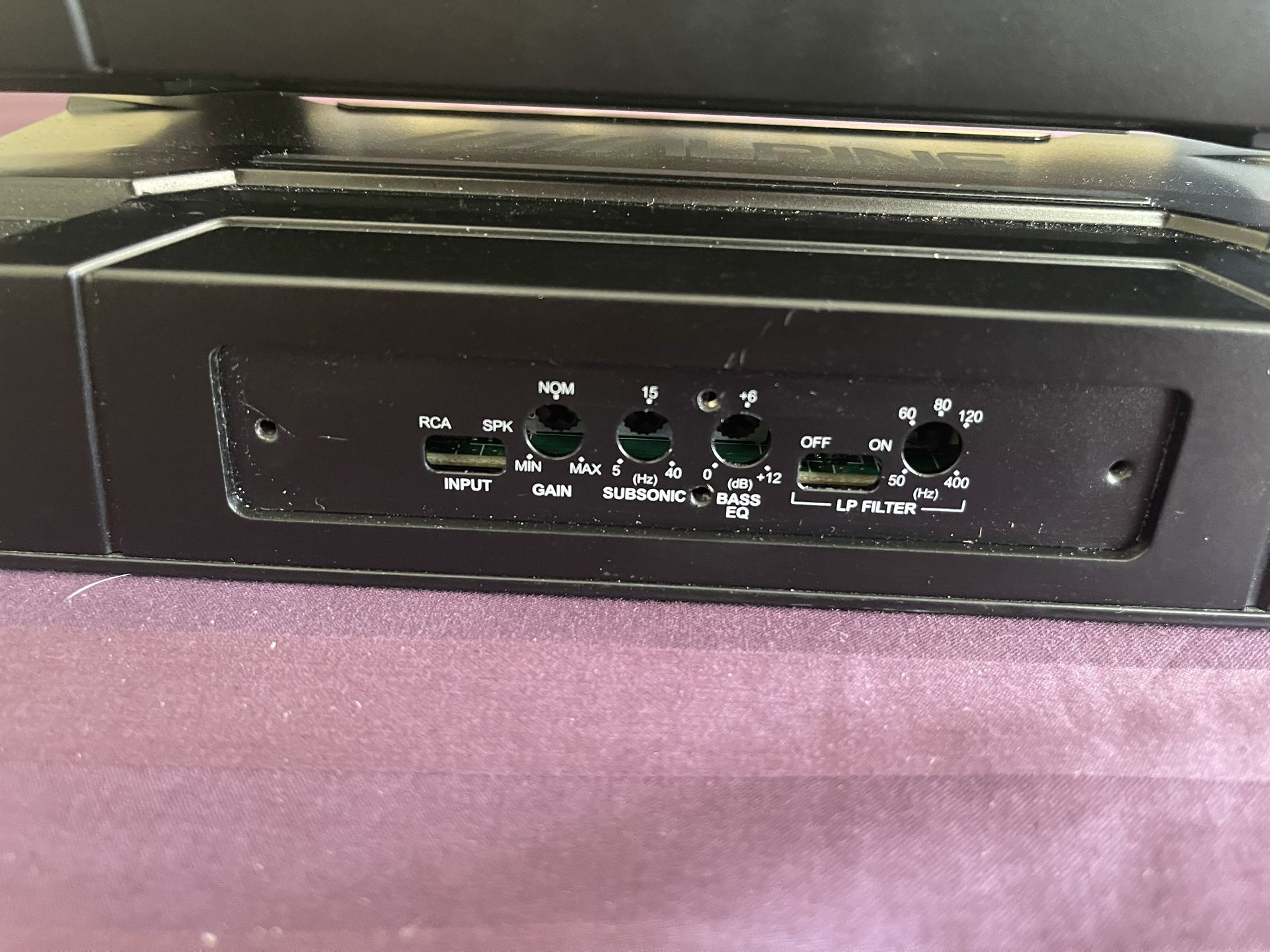Alpine Amplifier
